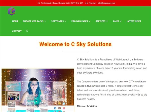 C SKY SOLUTIONS - Software | Website Development | Technology Solutions